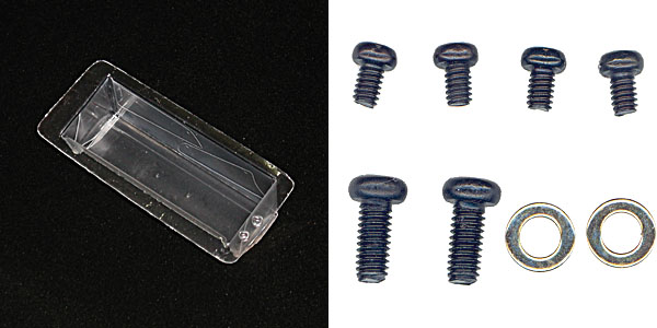Associated RC18B Wing and Dirt Deflectors - Clear
