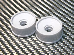 Atomic Mini-Z Front Dish Wheel - +2 Offset - White