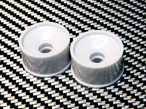 Atomic Mini-Z Rear Dish Wheel - 0 Offset - White