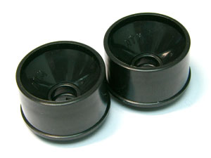 Atomic Mini-Z Rear Dish Wheel - -1 Offset - Black