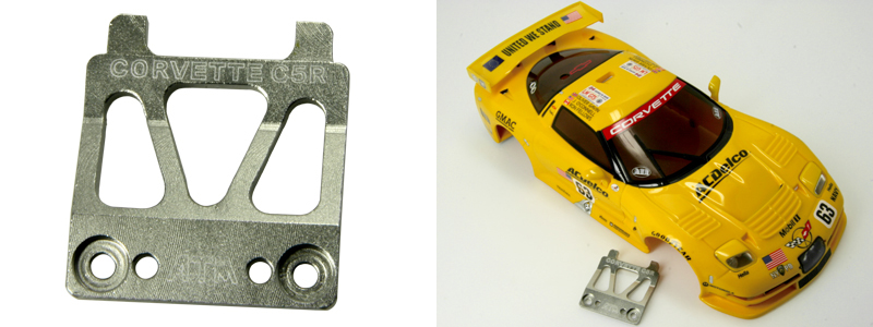 Atomic Mini-Z MR-01 Alloy Body Holder - Chevrolet Corvette C5-R