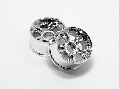 Atomic Mini-Z MR-02 Rear T.S. Wheel (21.5mm) - +1 Offset - Silver