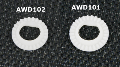 Atomic Mini-Z MA-010 26T Delrin Front One-Way Spacer Gear