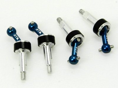 Atomic Mini-Z MA-010 Alloy Universal Shaft - Blue - 4PCS