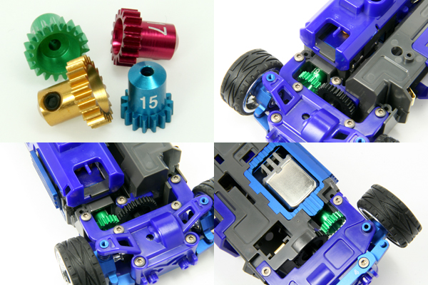Atomic Mini-Z MA-010 High Precision Motor Gear 19T - Green