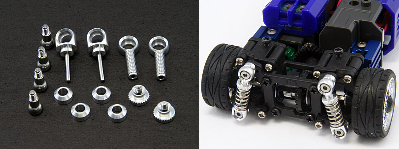 Atomic Mini-Z MA-010 SAS HP Alloy Adjust Shock - 2PCS