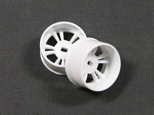 Atomic Mini-Z MA-010 T.S. Wheel - Wide - +3 Offset - White