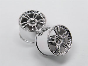 Atomic Micro-T Front A.W. Wheel Set - Silver - 2PCS