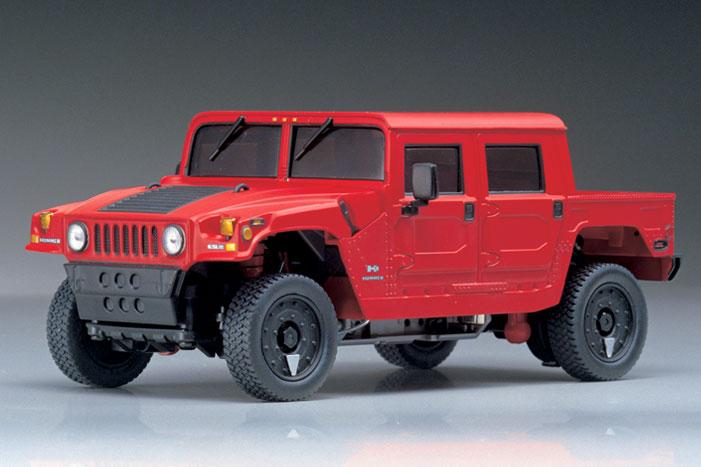 Kyosho Mini-Z Hummer H1 Overland ReadySet - Red