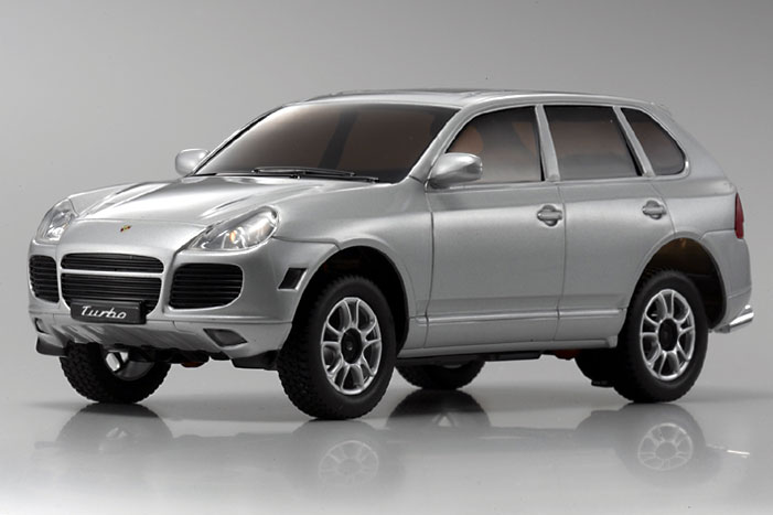 Kyosho Mini-Z Porsche Cayenne Turbo Overland ReadySet - Silver
