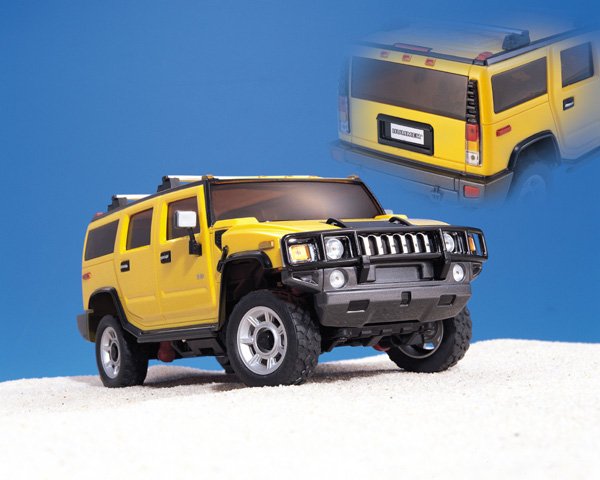Kyosho Mini-Z Hummer H2 Overland ReadySet - Metallic Grey