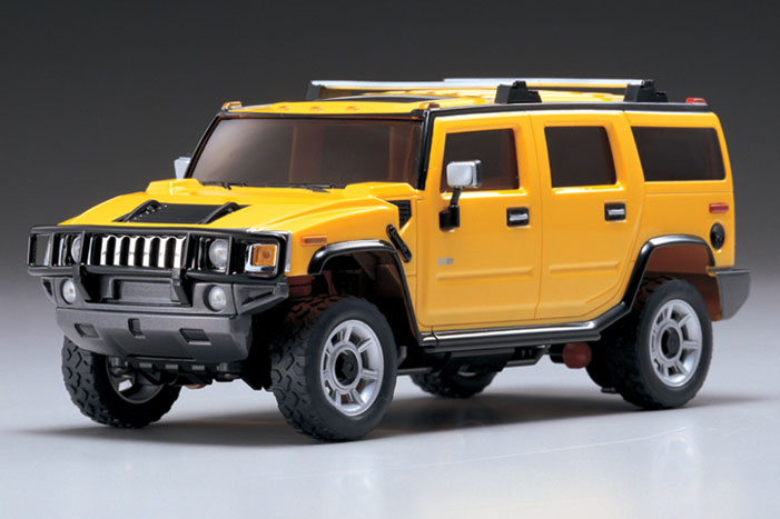Kyosho Mini-Z Hummer H2 Overland ReadySet - Yellow