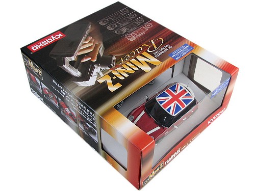 Kyosho Mini-Z Mini Cooper S MR-015 HM ReadySet - Red with Union Jack (3010 FETs)