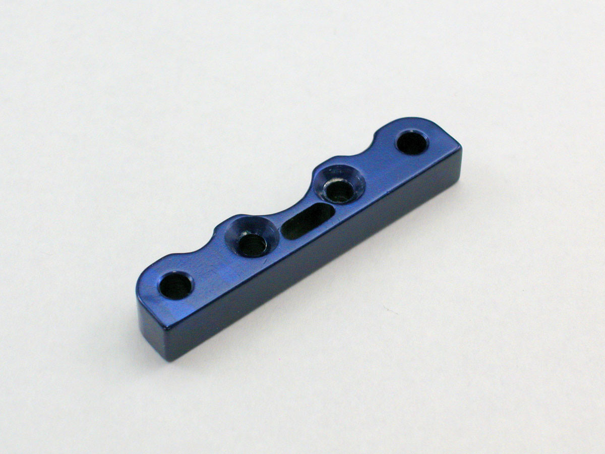 Kyosho Mini Inferno Alloy Front Lower Suspension Shaft Holder - Blue