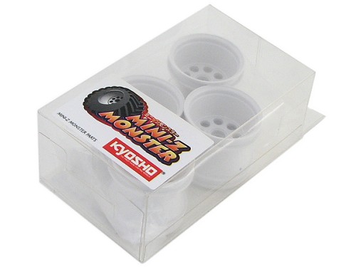 Kyosho Mini-Z Wheel Set for Monster - White