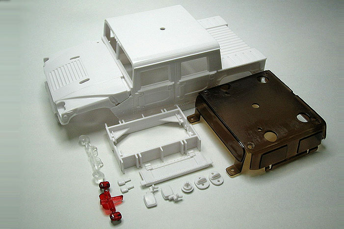 Kyosho Mini-Z Mercedes G55L AMG White Body