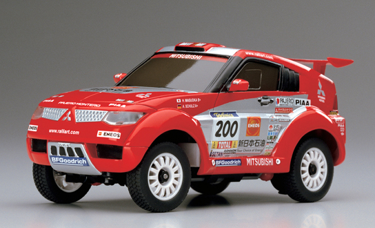 Kyosho Mini-Z Mitsubishi Pajero Evolution No. 200 GlossCoat AutoScale Body - Red