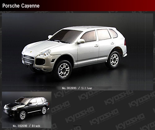 Kyosho Mini-Z Porsche Cayenne Turbo GlossCoat AutoScale Body - Silver