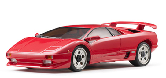 Kyosho Mini-Z Lamborghini Diablo MR-02 GlossCoat AutoScale Body - Red