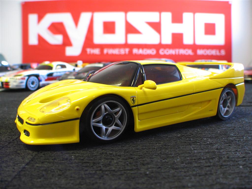 Kyosho Mini-Z Ferrari F50 MR-02 GlossCoat AutoScale Body - Yellow