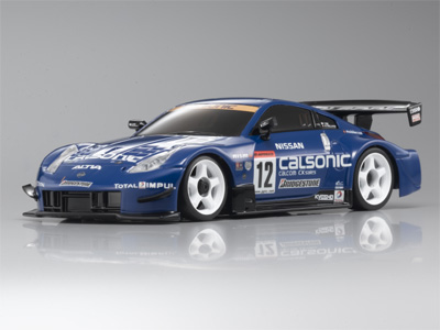 Kyosho Mini-Z Calsonic Impul Z 2004 Fairlady Z (350Z) JGTC MR-02 RM GlossCoat AutoScale Body