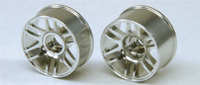 Kyosho Mini-Z Alloy 12 Spoke MR-02 RM Wheel Set - NSX - Silver - SALE!
