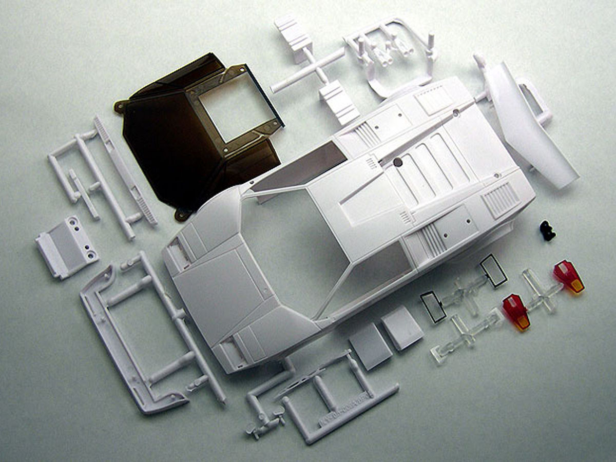 Kyosho Mini-Z Lamborghini Countach LP500S MR-02 RML White Body