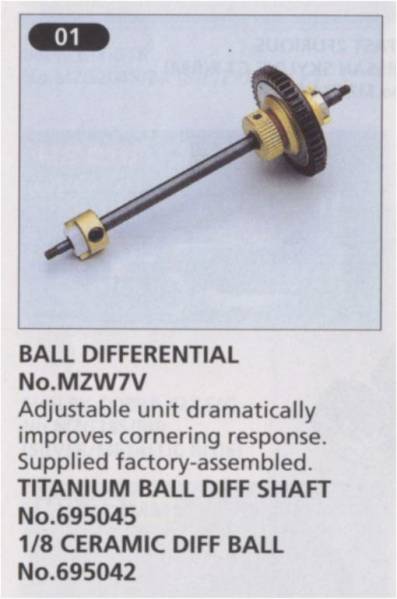 Kyosho Mini-Z Ball Differential Set II
