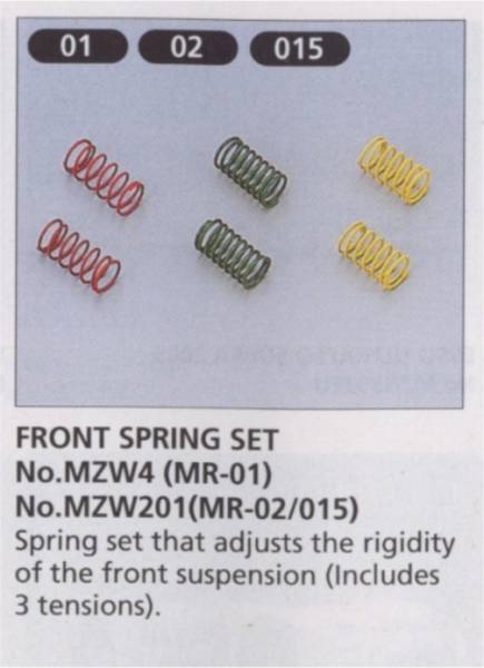 Kyosho Mini-Z Front Spring Set for MR-02
