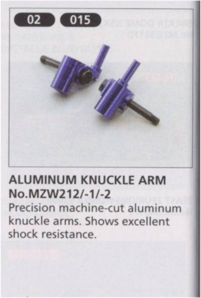 Kyosho Mini-Z Alloy Knuckle Arm Set for MR-02 (2)