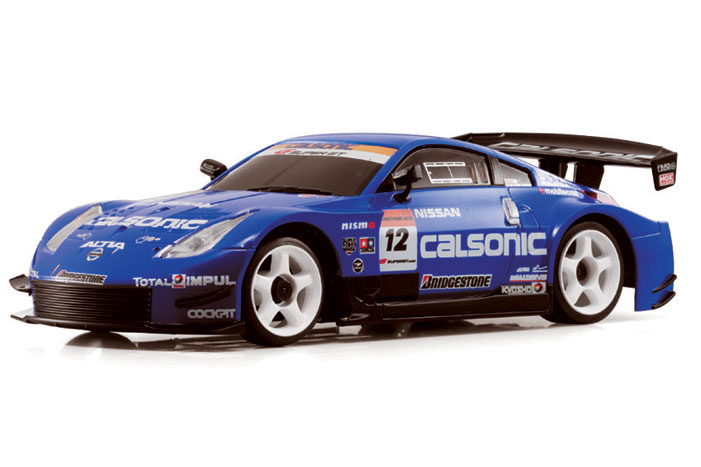 Kyosho Mini-Z Calsonic Impul Z 2005 Fairlady Z (350Z) JGTC MR-02 RM GlossCoat AutoScale Body