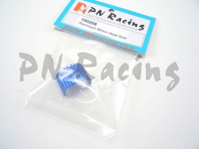 PN Mini-Z Alloy Motor Heat Sink - Blue