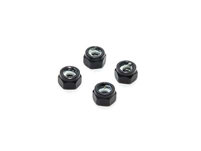 PN Mini-Z Alloy Wheel Lock Nut - Black