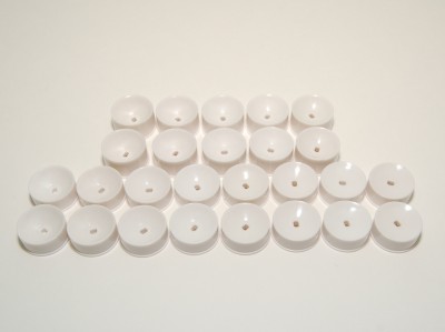 PN Mini-Z Full Set Aero Dish Wheel - White