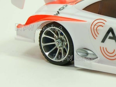 PN Mini-Z MR-02 Alloy Rear 10 Spoke Wheel - +2 Offset