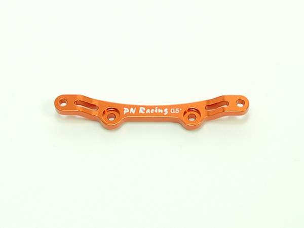 PN Mini-Z MR-02 Alloy Tower Bar - 0.5° Caster - Orange