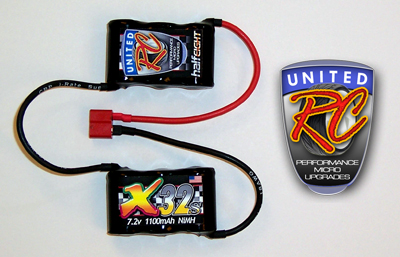 United RC Xtreme 32s 7.2v 6-Cell 1100mah NiMH Battery Pack