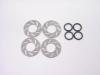 3Racing Mini-Z Brake Discs - Line - 4PCS - Gold