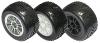 Associated RC18B Rear Mounted Spoked Wheel - Black