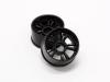 Atomic Mini-Z MR-02 Rear T.S. Wheel (21.5mm) - +2 Offset - Black