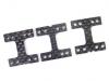 3Racing Mini-Z Carbon Fiber H-Plate Set - 3PCS