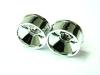 Atomic Mini-Z MR-02 Front Dish Wheel - +1 Offset - Silver