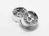 Atomic Mini-Z MR-02 Rear T.S. Wheel (21.5mm) - +1 Offset - Silver