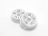 Atomic Mini-Z MR-02 Front T.S. Wheel (21.5mm) - +1 Offset - White