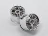 Atomic Micro-T Front A.W. Wheel Set - Silver - 2PCS