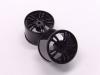 Atomic Micro-T Rear A.W. Wheel Set - Black - 2PCS