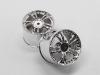 Atomic Micro-T Rear A.W. Wheel Set - Silver - 2PCS