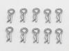 Atomic Micro-T 0.9mm Body Clips - 10PCS