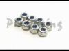 PN Mini-Z 3mm Silver Lock Nut - 8PCS