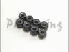 PN Mini-Z 3mm Black Lock Nut - 8PCS